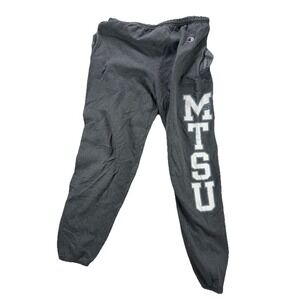 Champion Sweatpants MTSU MIddle TN Blue Raiders Mens Adult Size M 32x29 Gray
